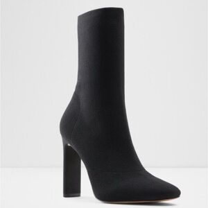 Aldo Black Women's Sock Delylah Boot